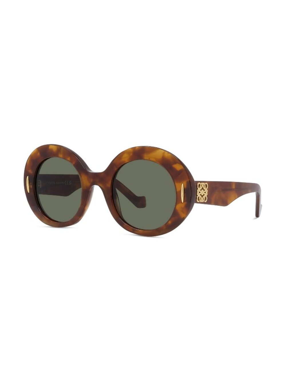 New LOEWE Women's Sunglasses Acetate Frame ANAGRAM LW40146I 53N 50 Havana Oval